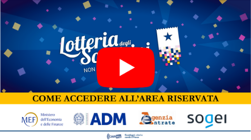 Apre il video di youtube Come accedere all'area riservata in una nuova finestra